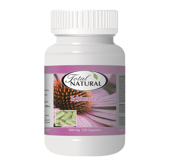 Echinacea 500mg 120c - Total Natural