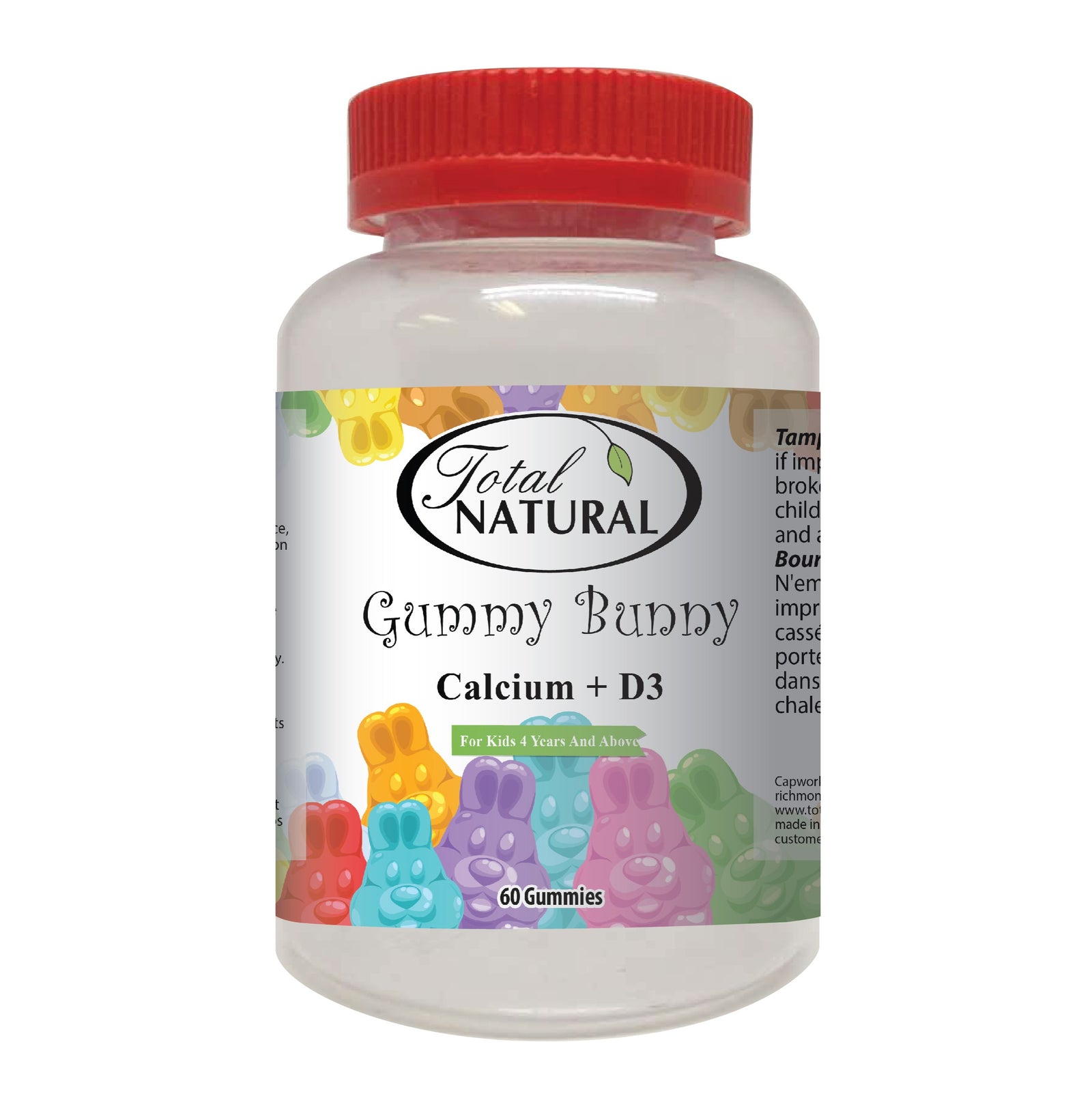 Gummy Bunny Calcium + D3 gummies for kids