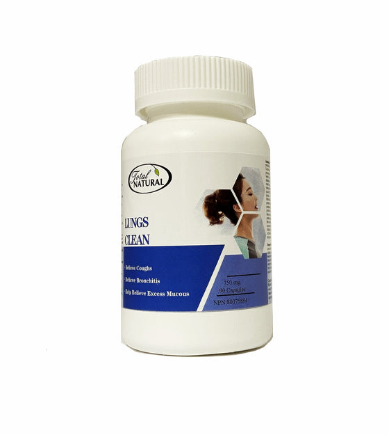 Total Natural Lungs Clean 750mg 90C