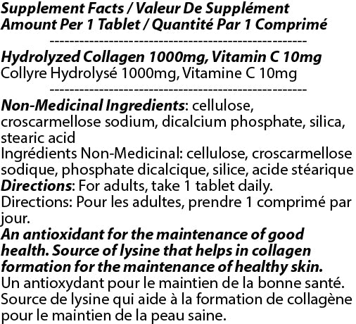 Hydrolyzed Collagen II 1010mg 120t