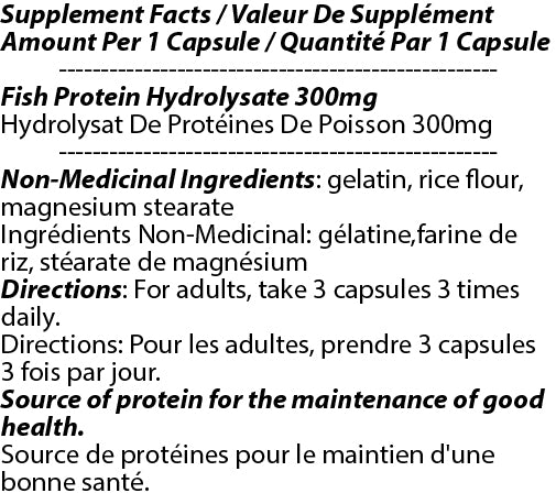 Pure Fish Protein 300mg 90c