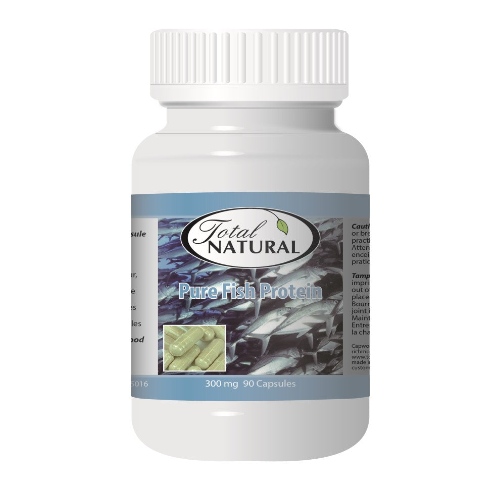 Protéines de poisson pures 300mg 90c