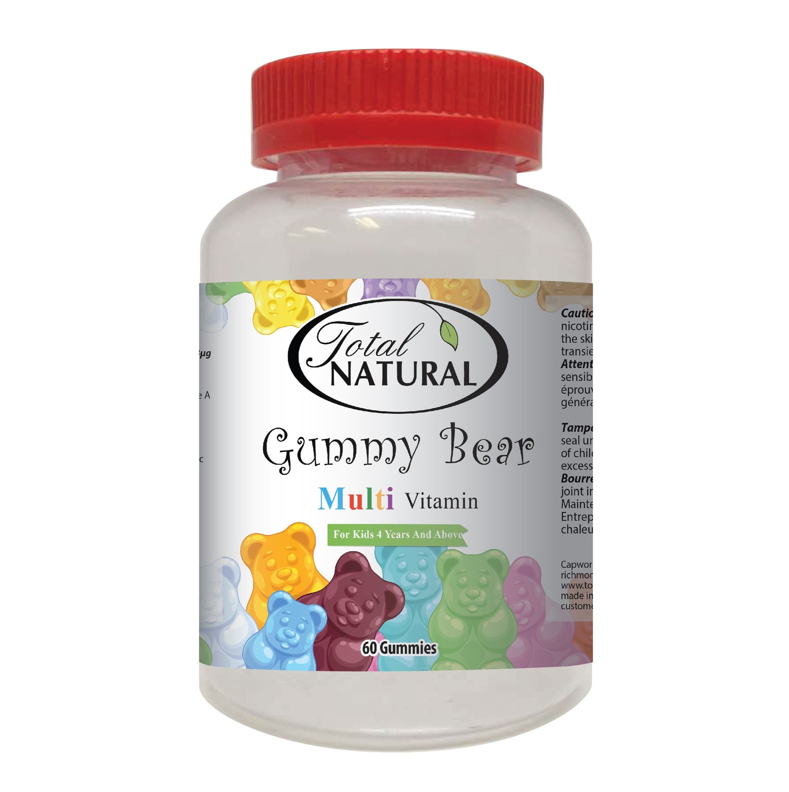 Gummy Bear Multivitamin 60 Gummies by Total Natural