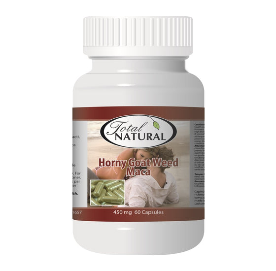 Horny Goat Weed Extract and Maca Supplement - Total Natural