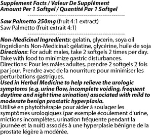 Saw Palmetto 1000mg 90s