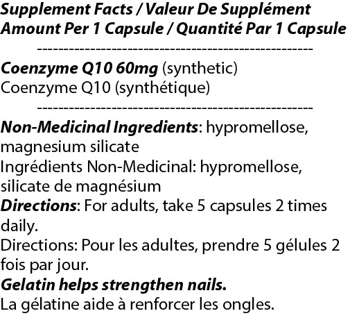 Total Natural Coenzyme Q10 60mg 120c