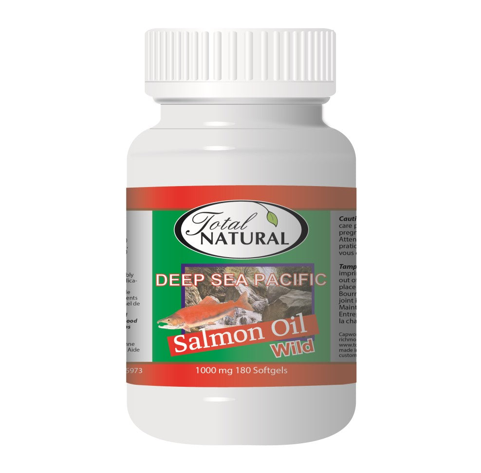 Wild Salmon Oil Deep Sea Pacific 1000mg 180s