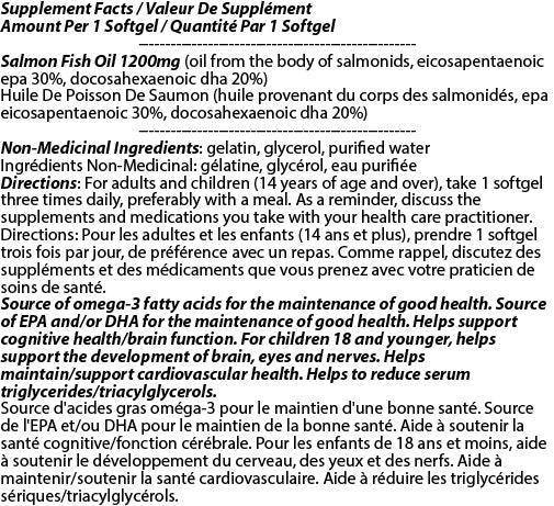 Mega Wild Salmon Oil 1200mg 150s