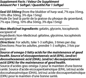 Wild Seal Oil 500mg 120s
