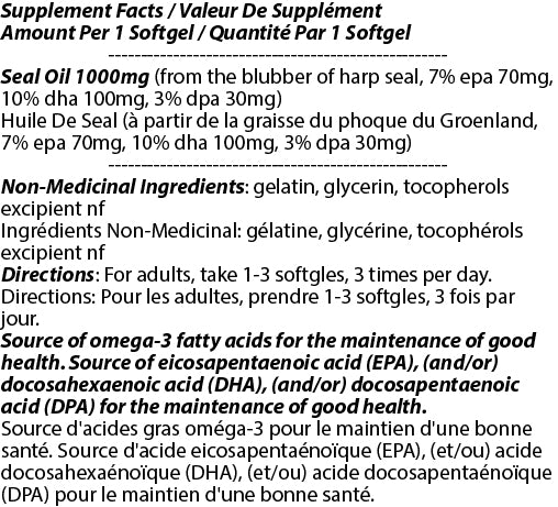 Wild Seal Oil 1000mg 250s