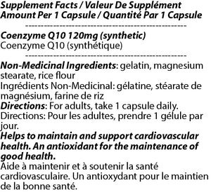 Coenzyme Q10 120mg 60c