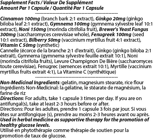 Glucose Support Formula 870mg 60c