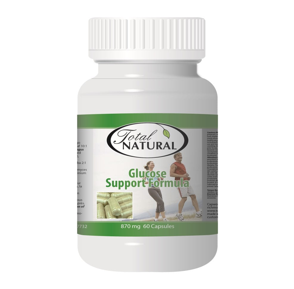 Total Natural Glucose Support Formula 870mg 60 Capsules