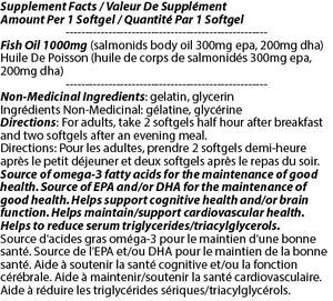 DHA 1000 1000mg 200s - Total Natural Omega-3 Supplement
