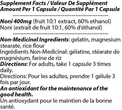 Noni 400mg 100c