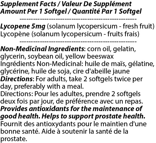Lycopene 5mg 100s