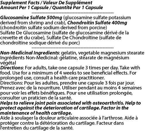 Vancouver's Cartilage Health - 2in1 GLS 900mg