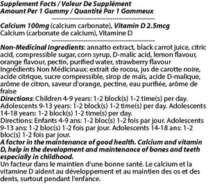 Gummy Bunny Calcium + D3 60 Gummies